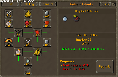 Custom Talent Trees