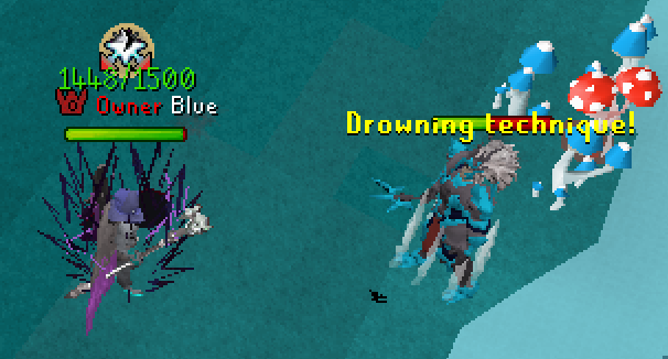 Drowning mechanic