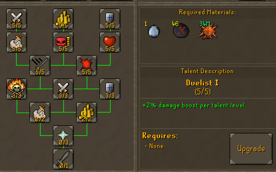 Recommended talents for Poseidon