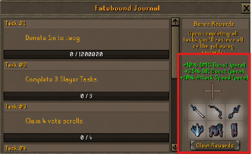 Journal Rewards