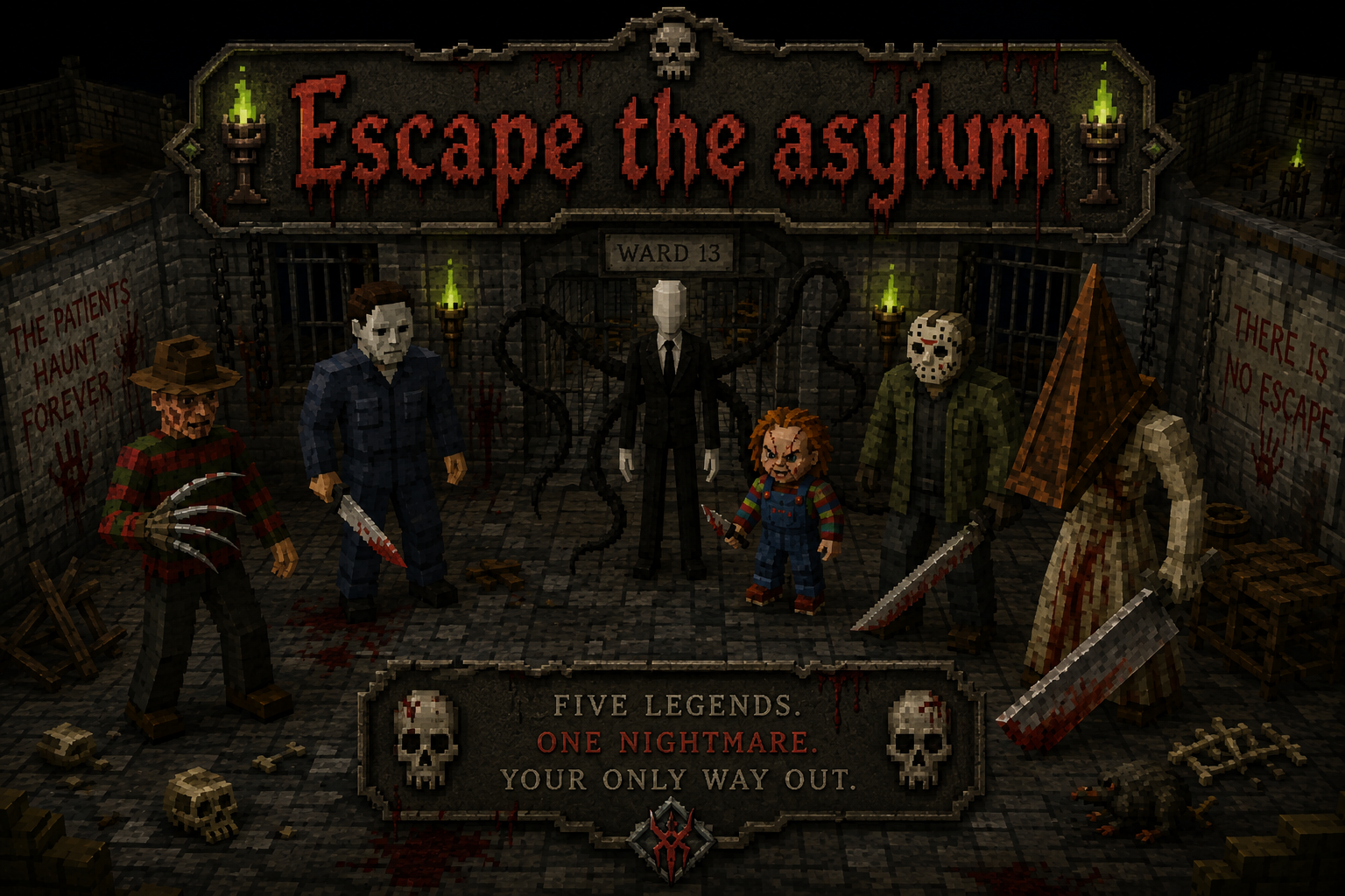 Delv 2 — Escape The Asylum, a horror-themed dungeon