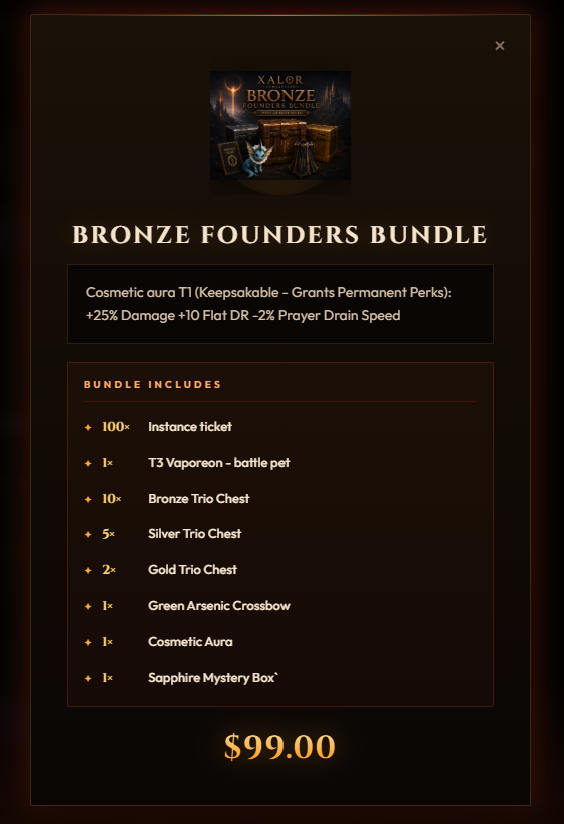 Bronze Founder's Bundle