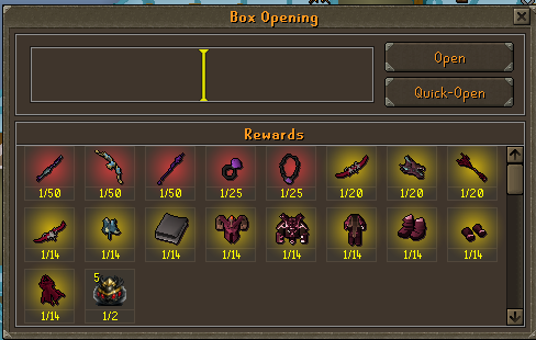 Sapphire Box loot