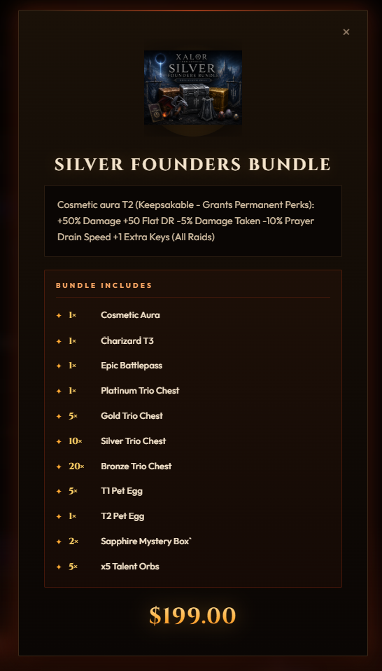 Silver Founder's Bundle