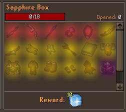 Sapphire Box collection log
