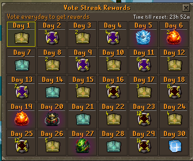 Vote Streak Rewards