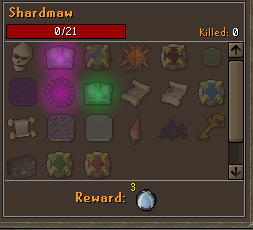 Shardmaw — Rebuilt Drop Table